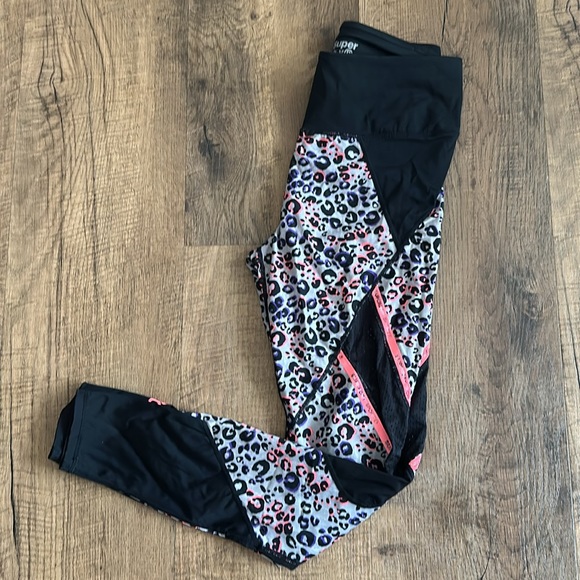Superdry color block with mesh leggings size 8 - Picture 5 of 16